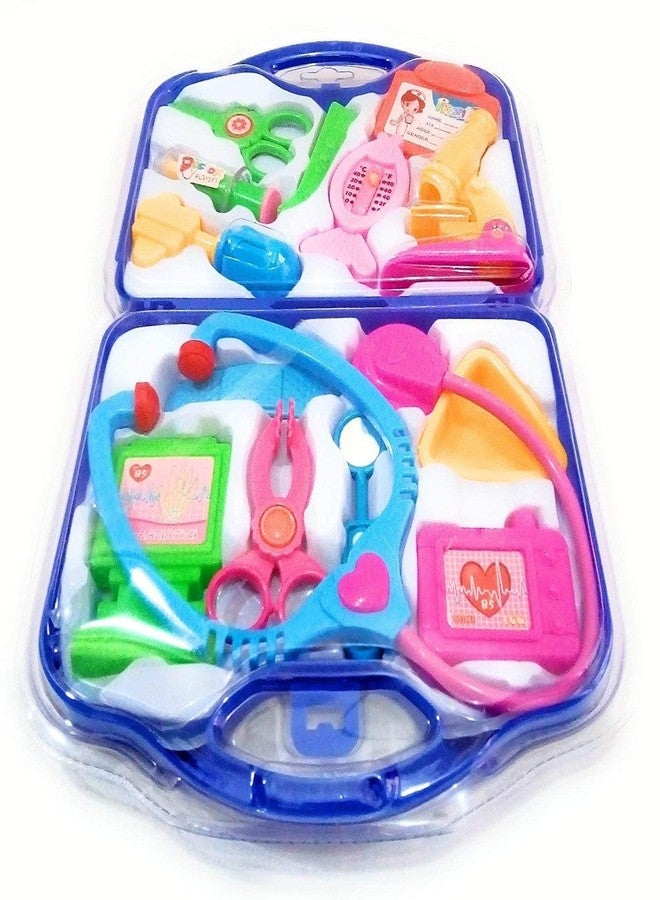 Mahi Enterprise Doctor Playset Kit - Foldable Suitcase with Medical Accessories for Kids Pretend Play (Multicolor) - Image 2